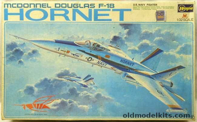 Hasegawa 1/32 McDonnell Douglas F-18 Hornet - (F/A-18 Prototypes #1 and #2), S23 plastic model kit